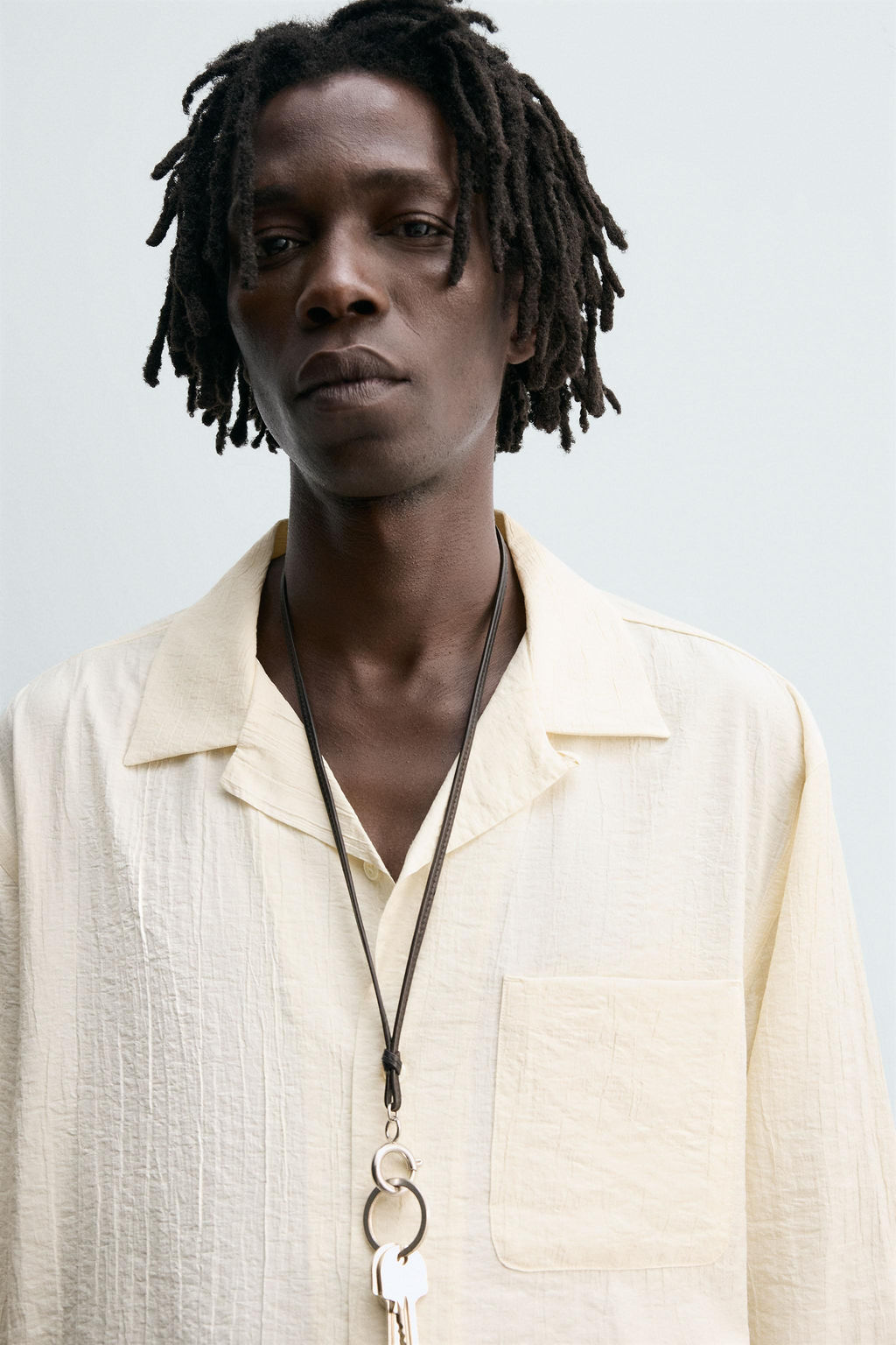 CREASED-EFFECT FLOWING SHIRT - Zara фото 5
