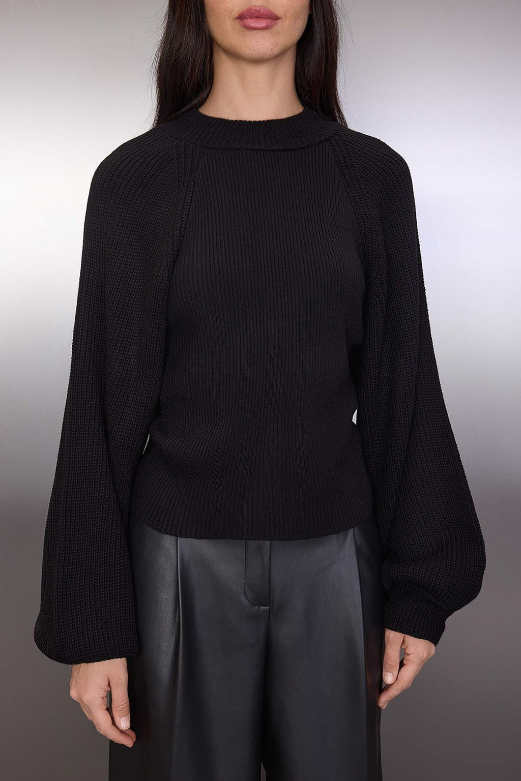 Wardrobe Essentials Antrasit Fitted/Vucuda Oturan Fitilli Triko Kazak | TWOAW26KZ00083 - Trendyolmilla фото 14