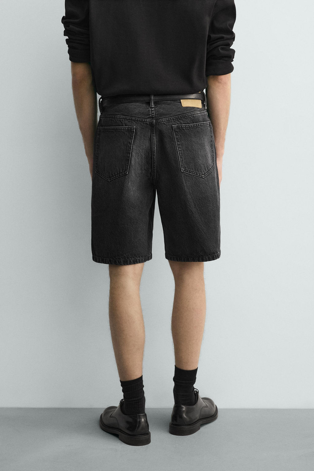BERMUDA DENIM STRAIGHT FIT / Carb?n - Zara фото 3