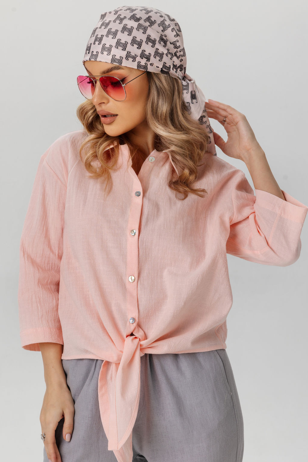 Блузка 4415/04/Розовый - Rise фото 4