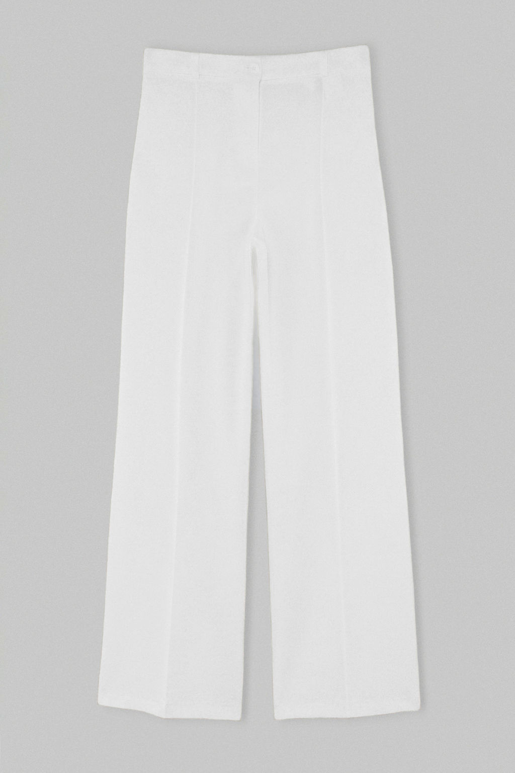 Beyaz Nerv_r Detayl_ Wide Leg/Geni_ Pa_a Pantolon TWOSS26PL00247 - Trendyolmilla фото 2