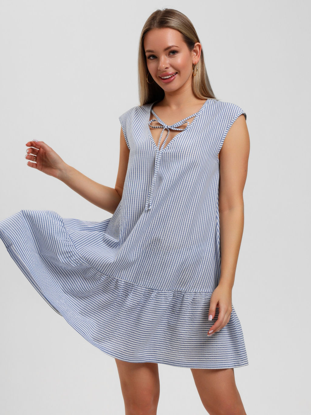 VIOTEX Платье Валерия-2 в модную полосочку - Виотекс фото 35