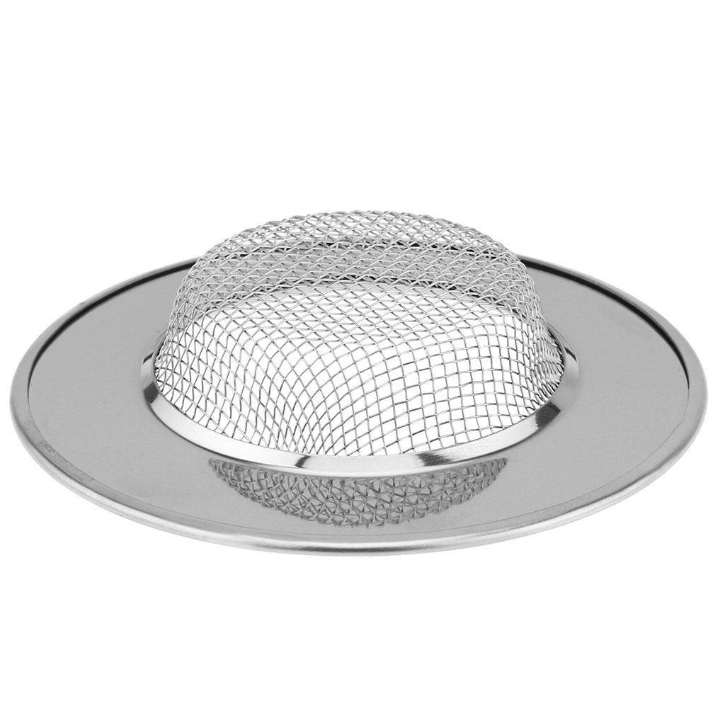 Пробка-сетка для раковины из нержавеющей стали Сетка №1 д7,6см; h1,5см, на картоне (внутренний д4,5см) (Китай) - Домашняя мода фото 2