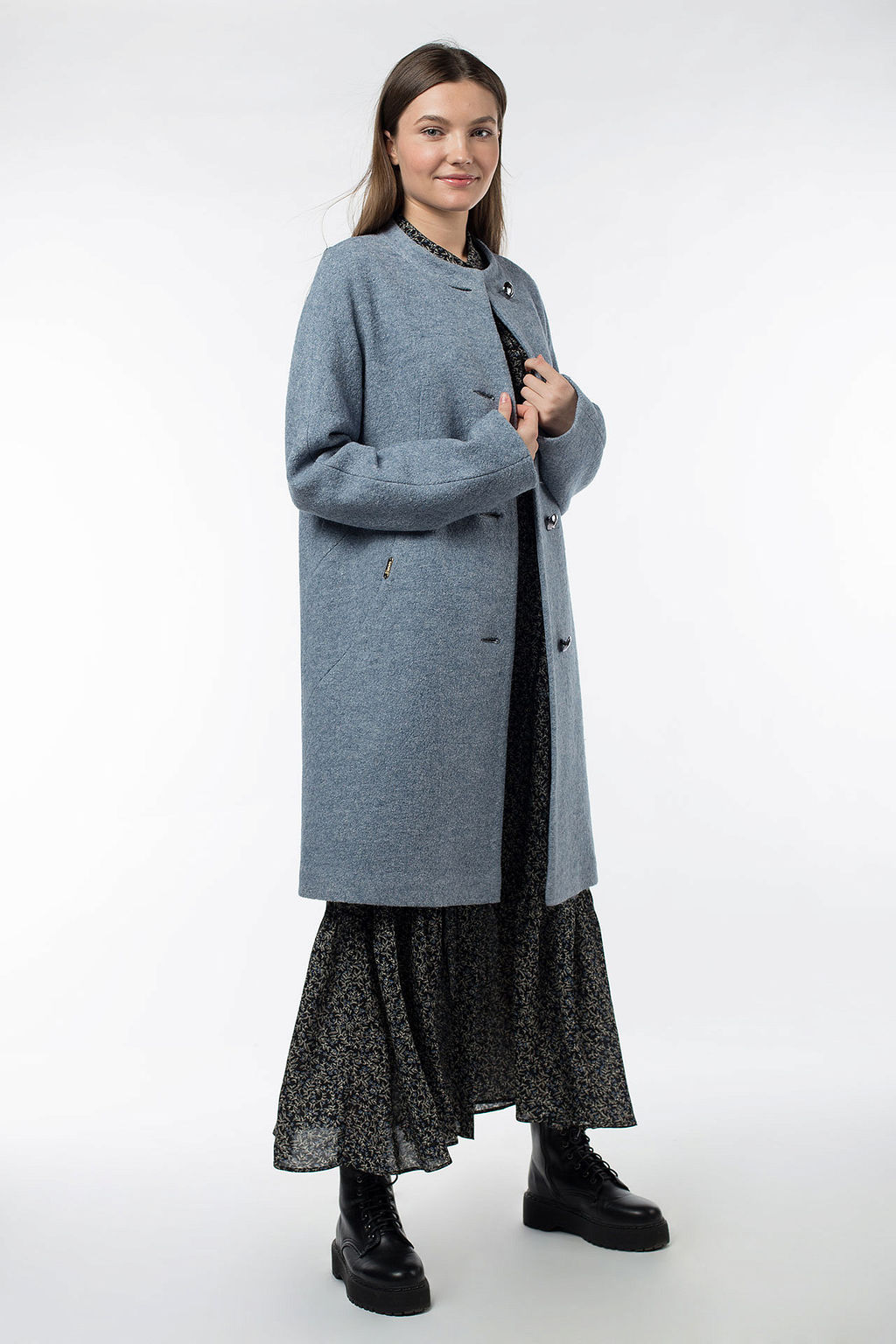 Пальто женское демисезонное - El podio фото 2