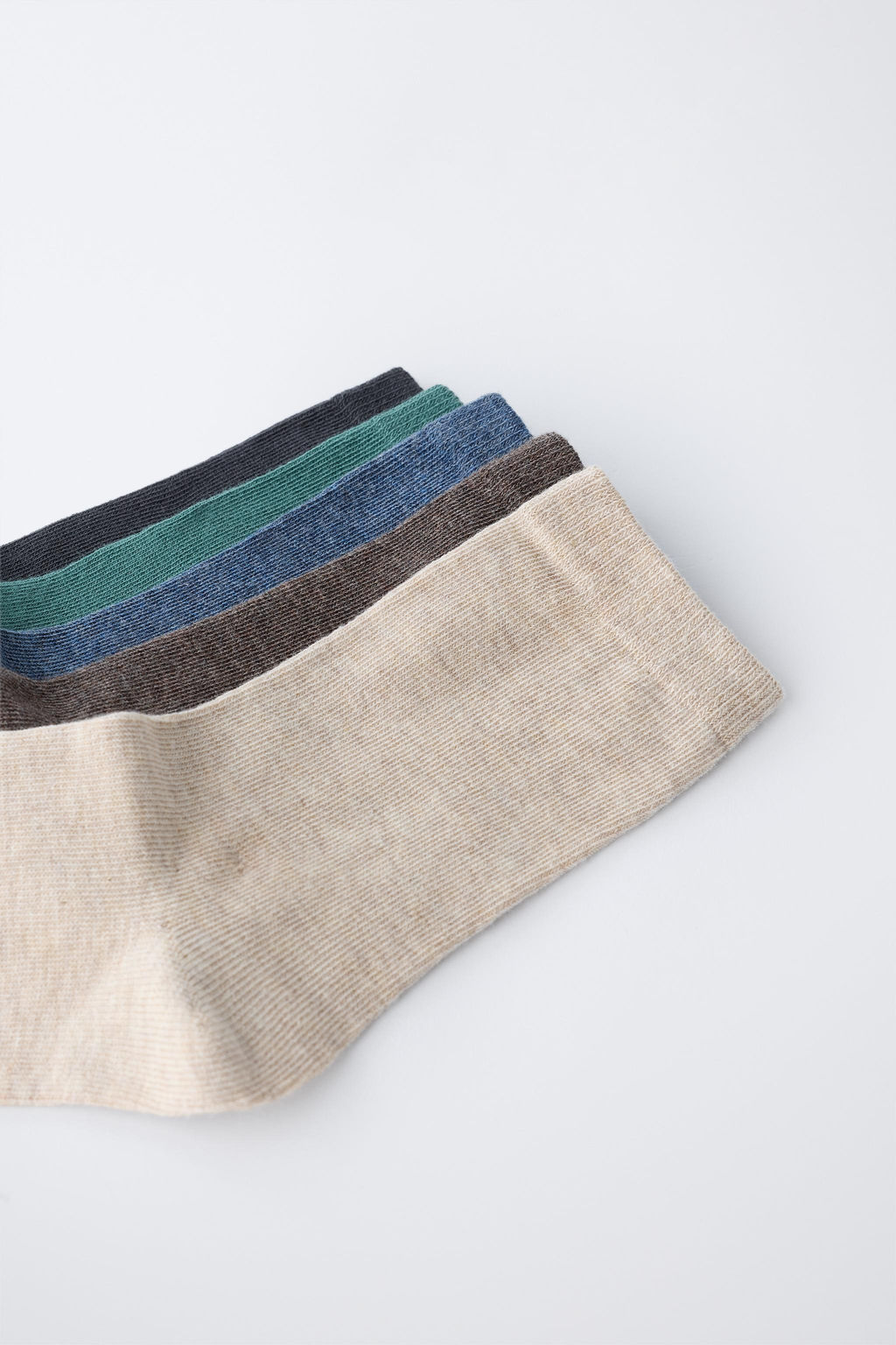 FIVE-PACK OF PLAIN LONG SOCKS - Zara фото 6