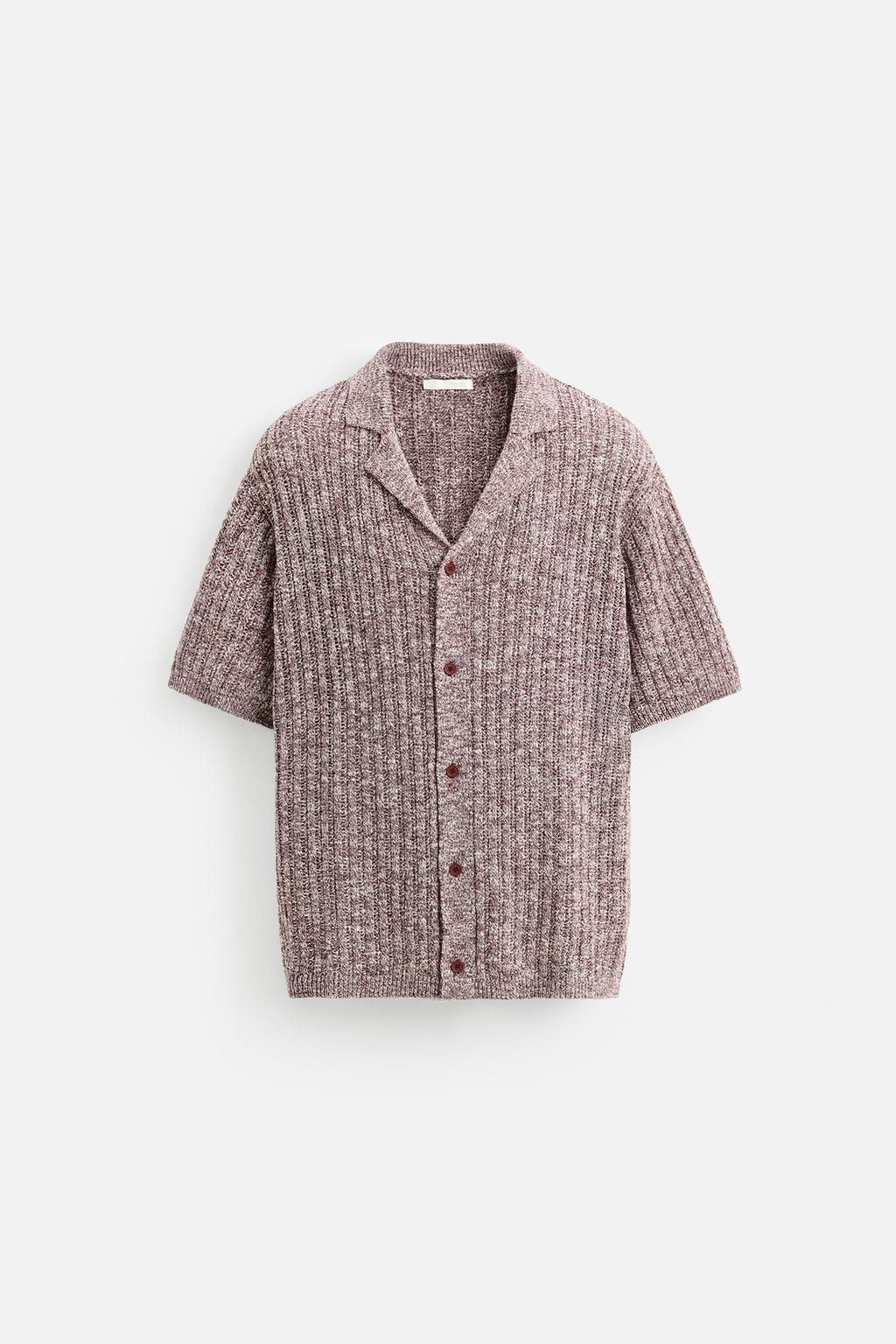 CONTRAST KNIT SHIRT - Zara фото 7