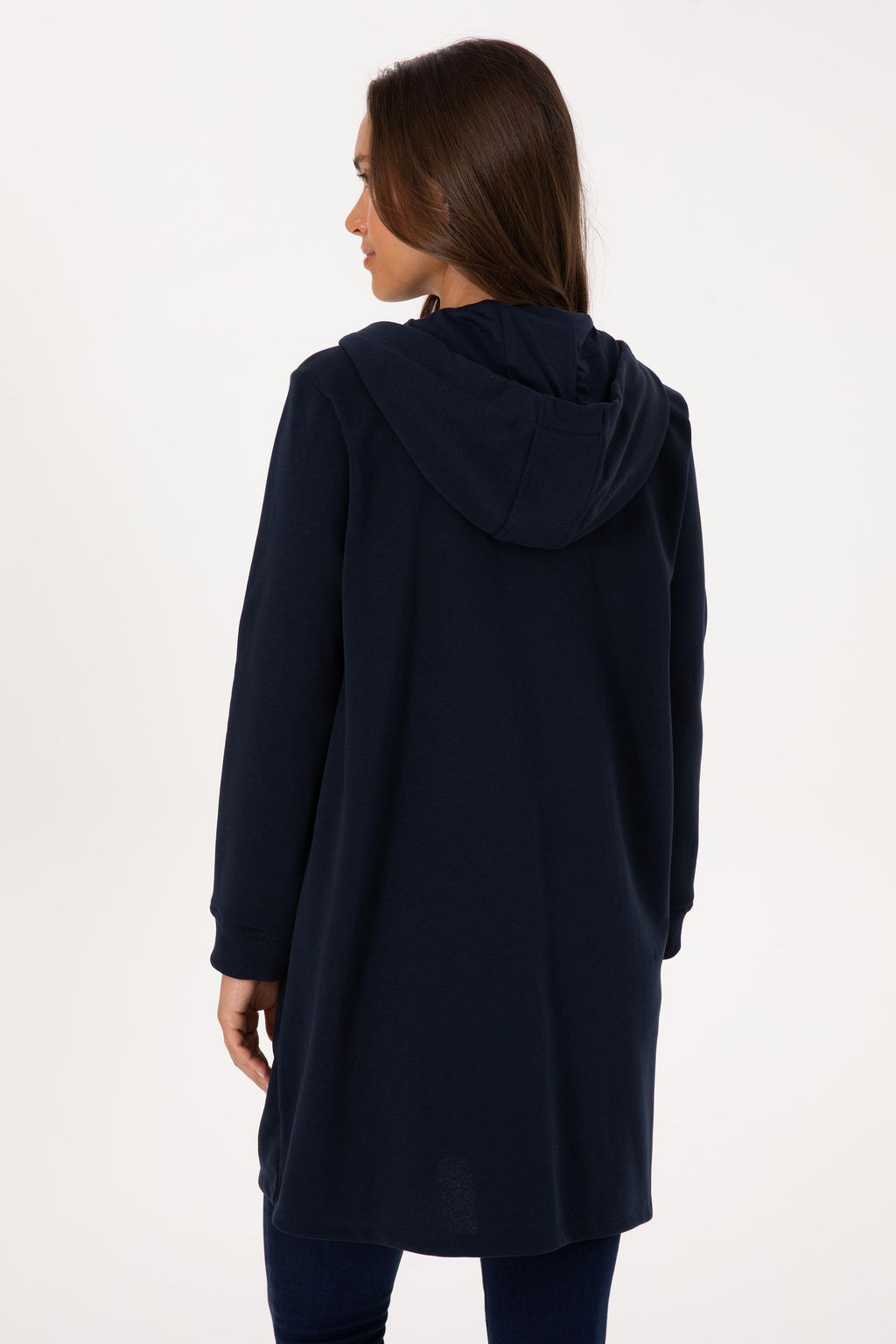 Kad_n Lacivert Basic Sweatshirt Sepette S_rpriz _ndirim - U.s. polo assn фото 5