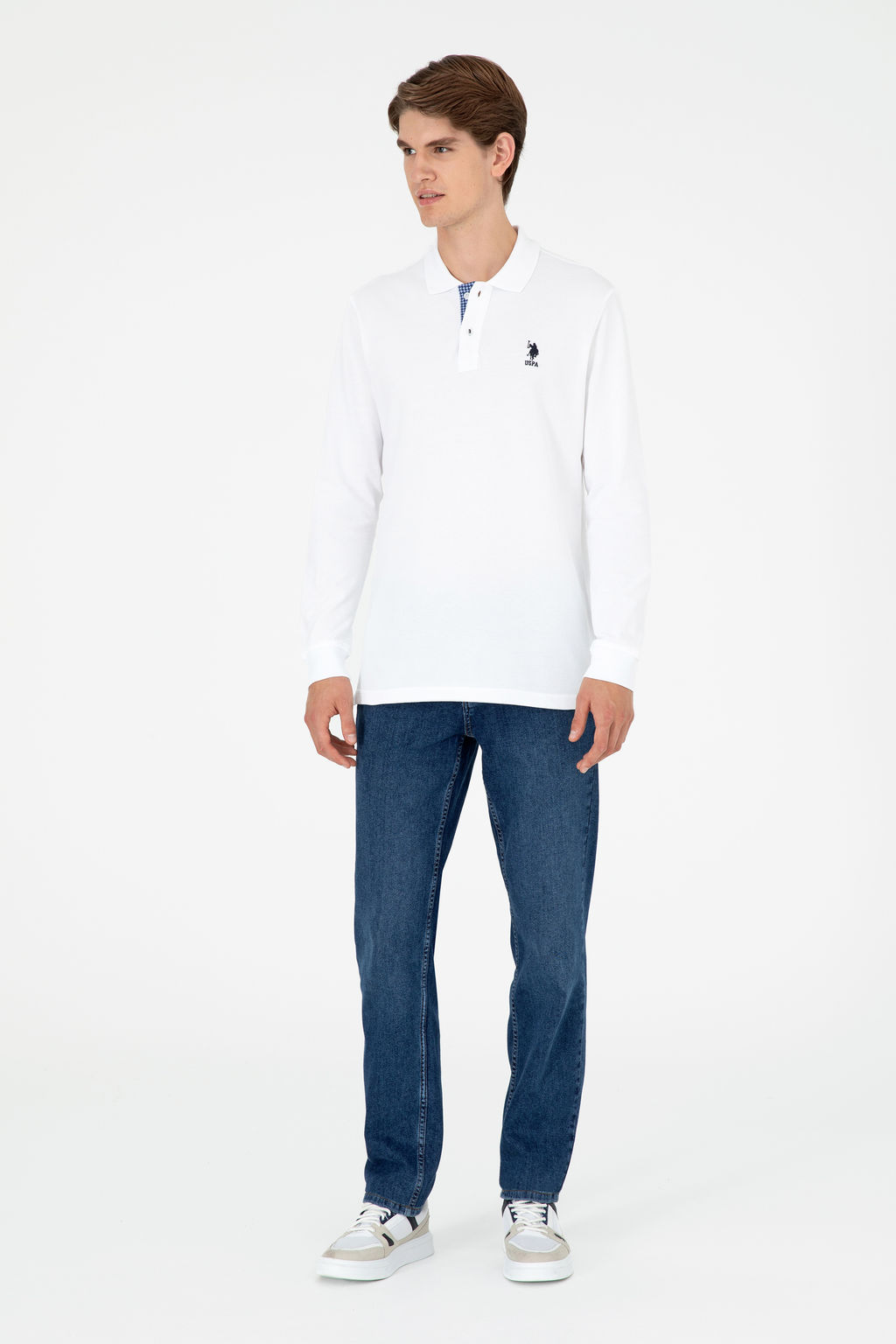 Мужской белый базовый свитшот Неожиданная скидка в корзине - U.s. polo assn фото 11