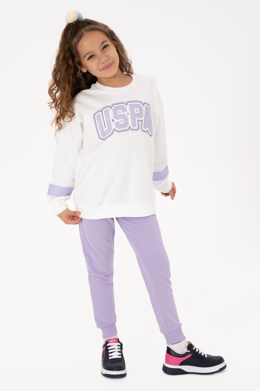 K_z _ocuk Lila E_ofman Tak_m_ Sepette S_rpriz _ndirim - U.s. polo assn фото 9