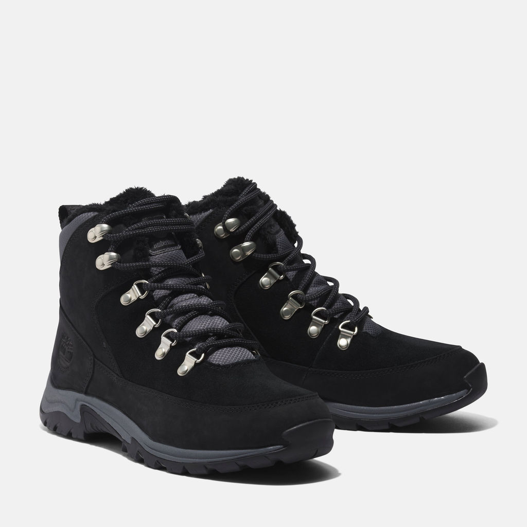 Ботинки Timberland Mt. Maddsen Boot Faux Shearling WP черные  фото 5