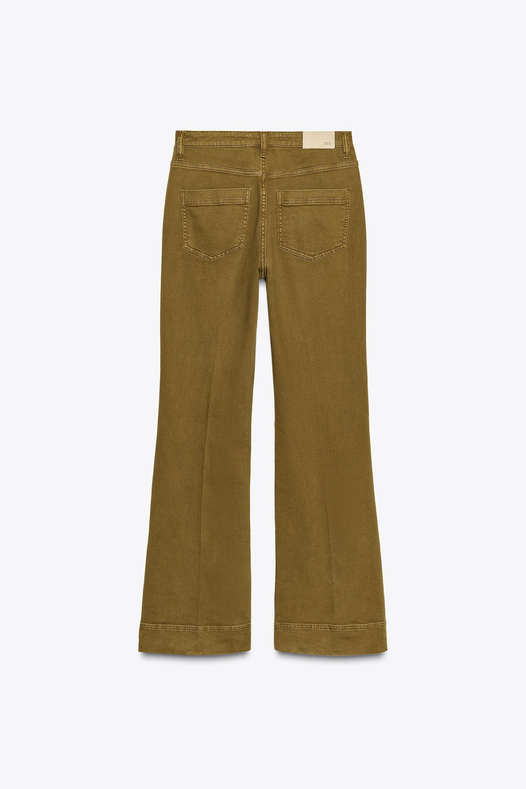 Z1975 HIGH-WAIST JEANS WITH PATCH POCKETS - Zara фото 7