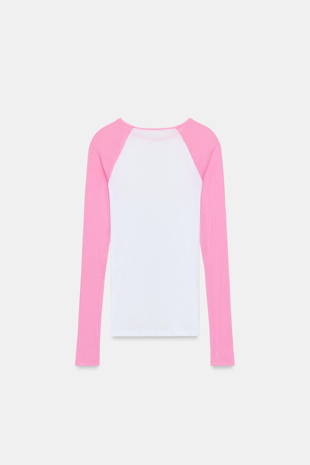 SUPIMA® CONTRAST SLEEVE T-SHIRT - Zara фото 6