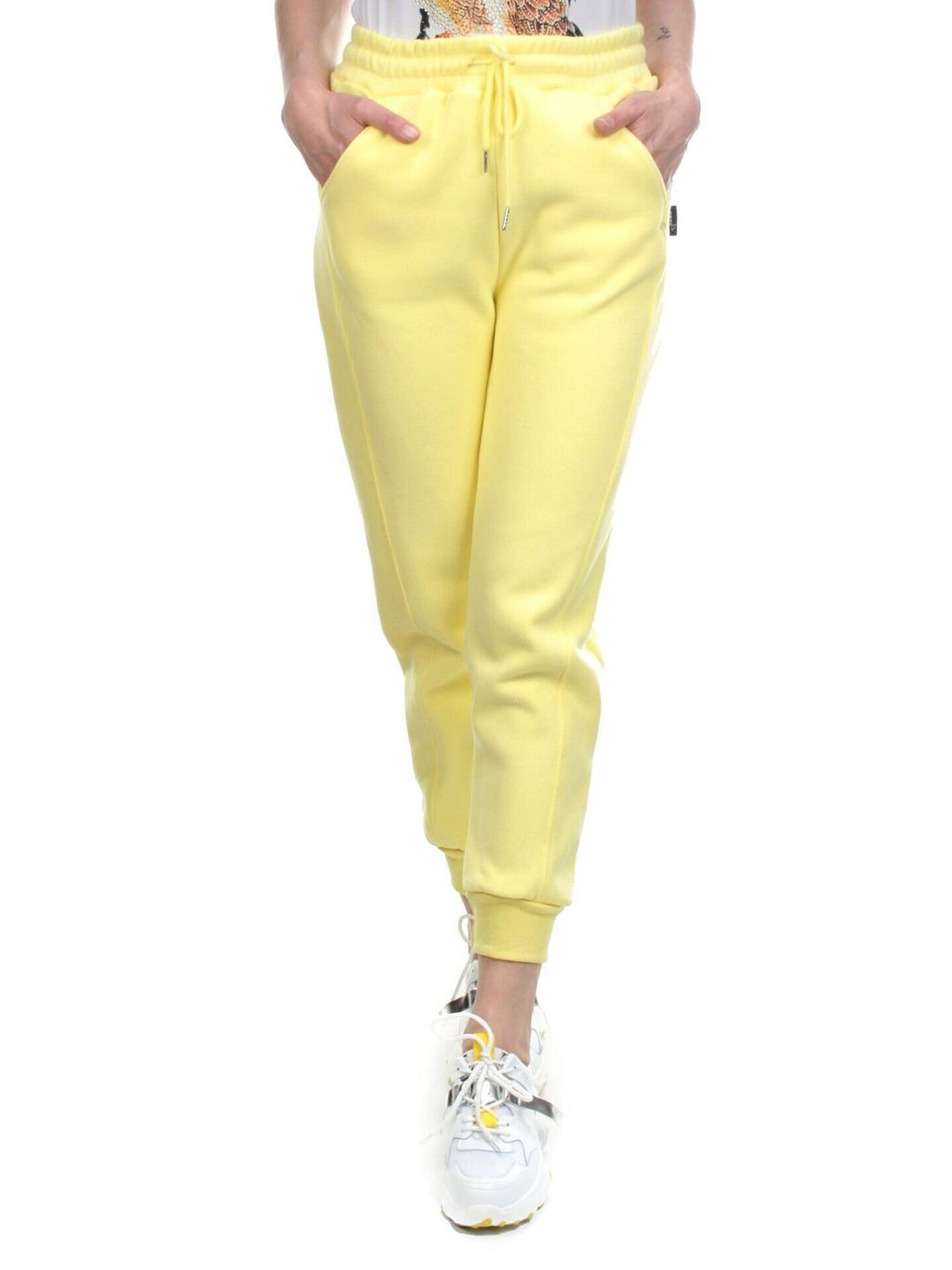 11 YELLOW Брюки спортивные женские на флисе (100% хлопок) 7986 - Fashion фото 2