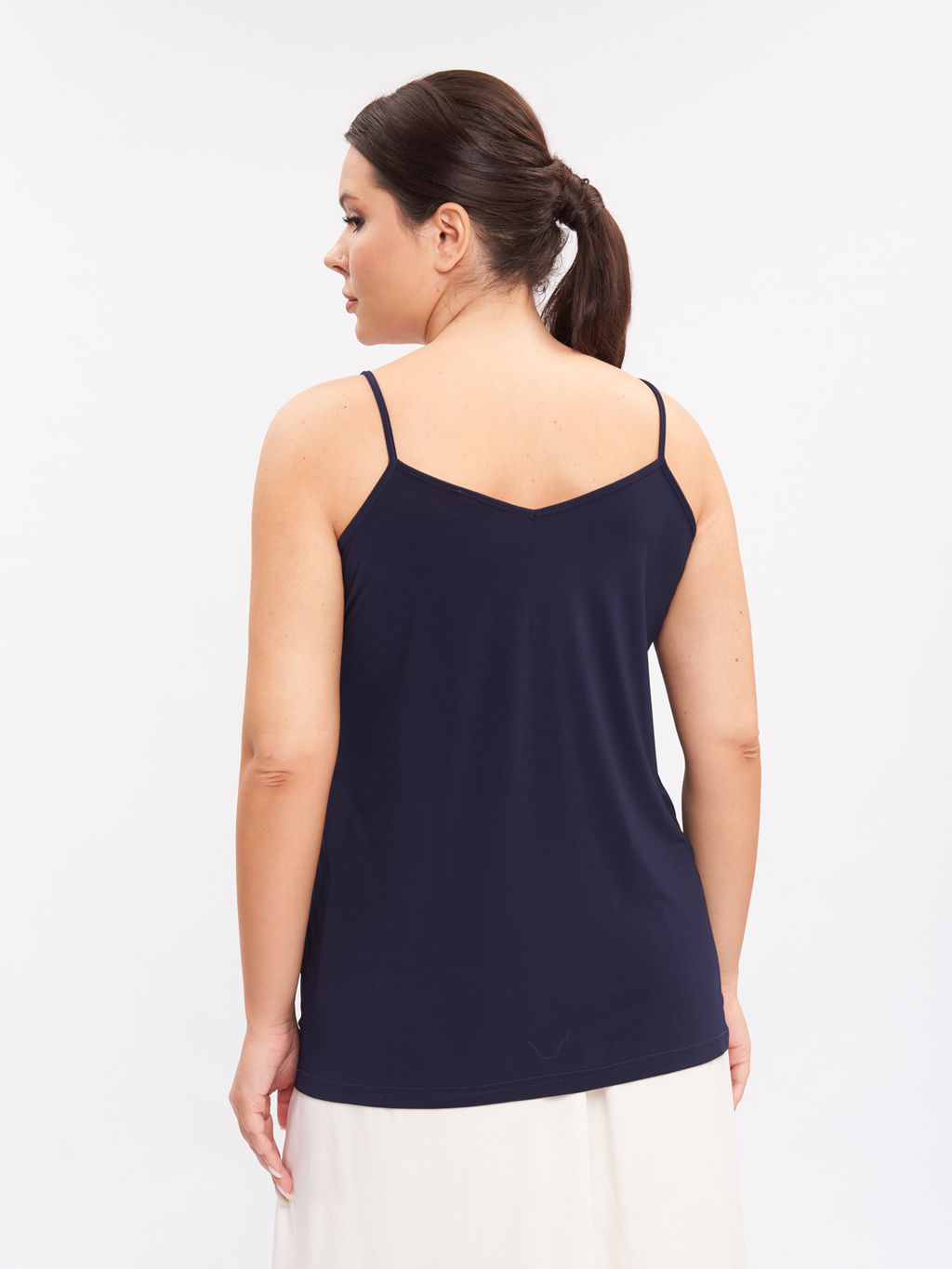 Топ на тонких бретелях MT10107DBL05