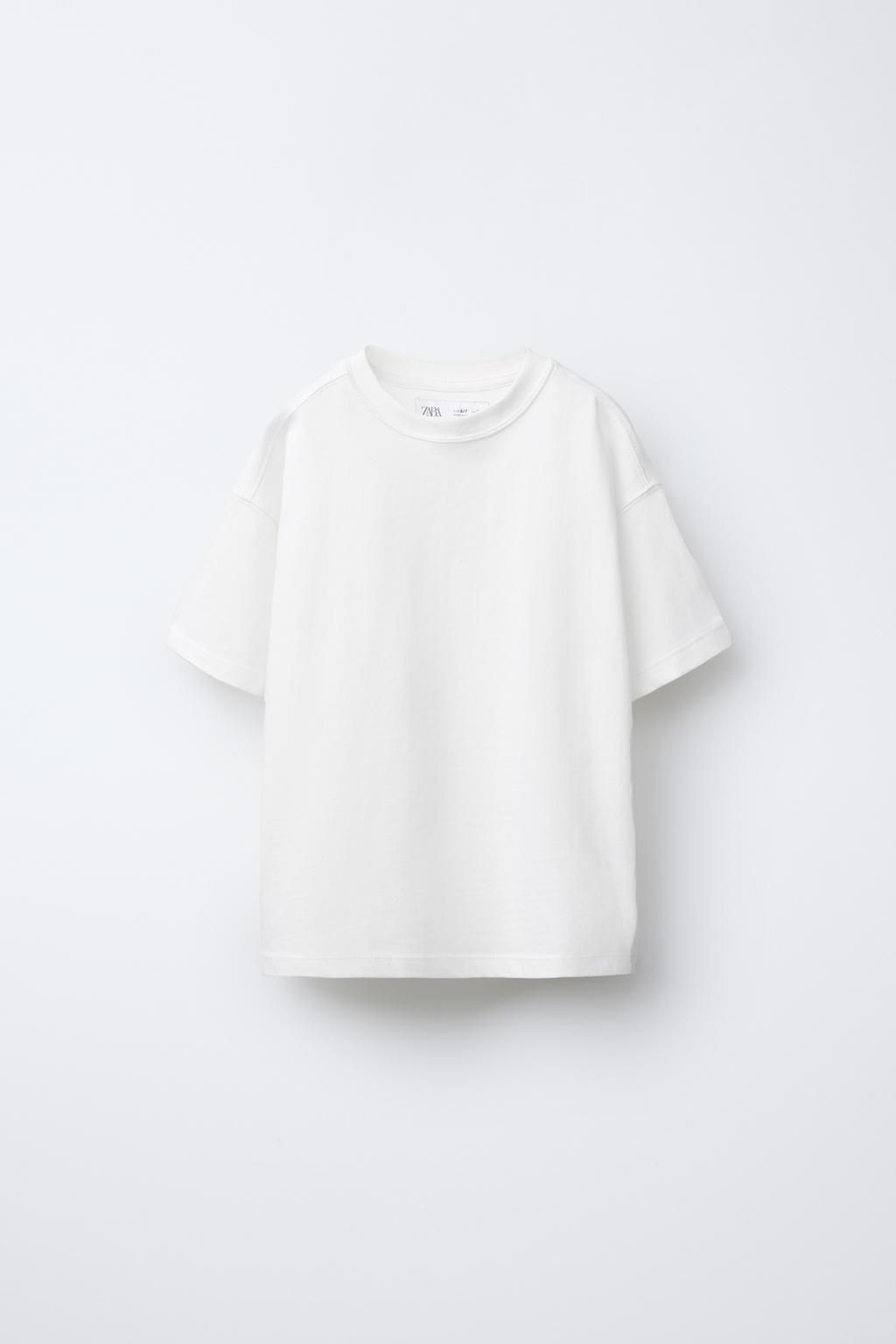 PLAIN MEDIUM WEIGHT T-SHIRT - Zara фото 2