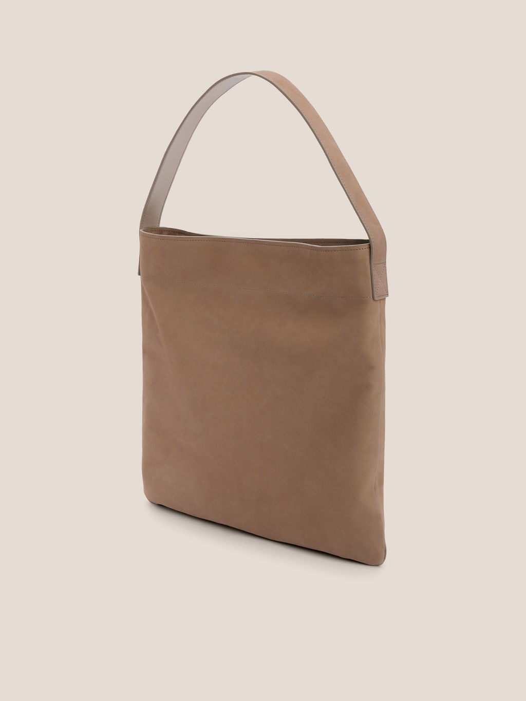 Женский шоппер MAISON DAVID CAROL Артикул 4714981, серо-бежевый  фото 4