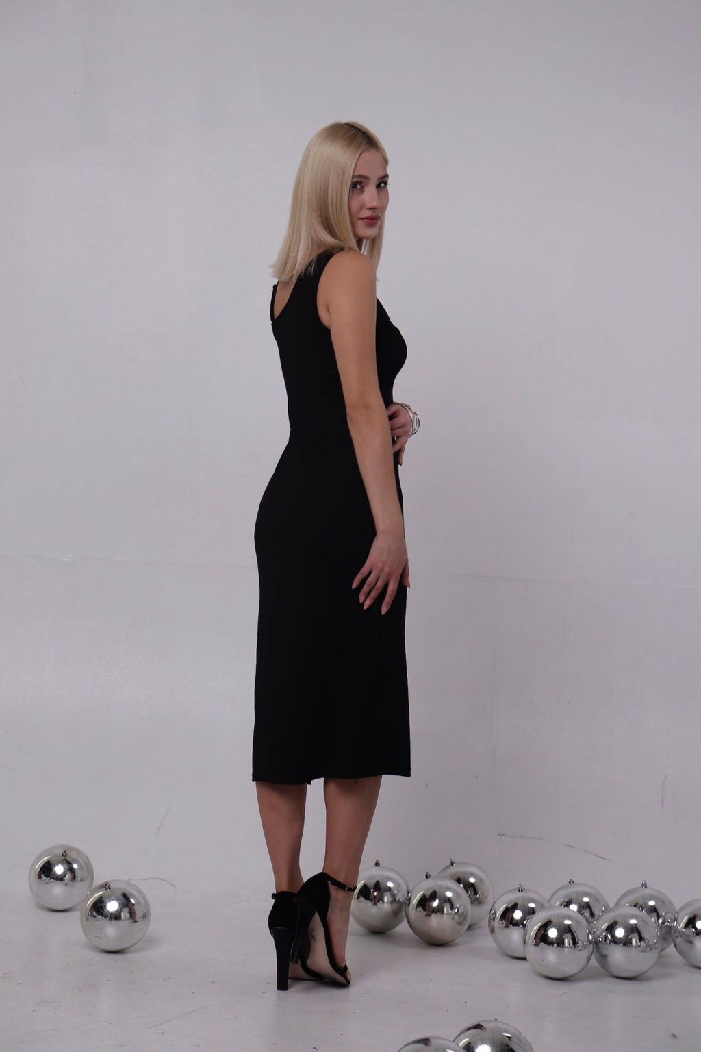 11291 Платье вечернее чёрное - Martichelli фото 6