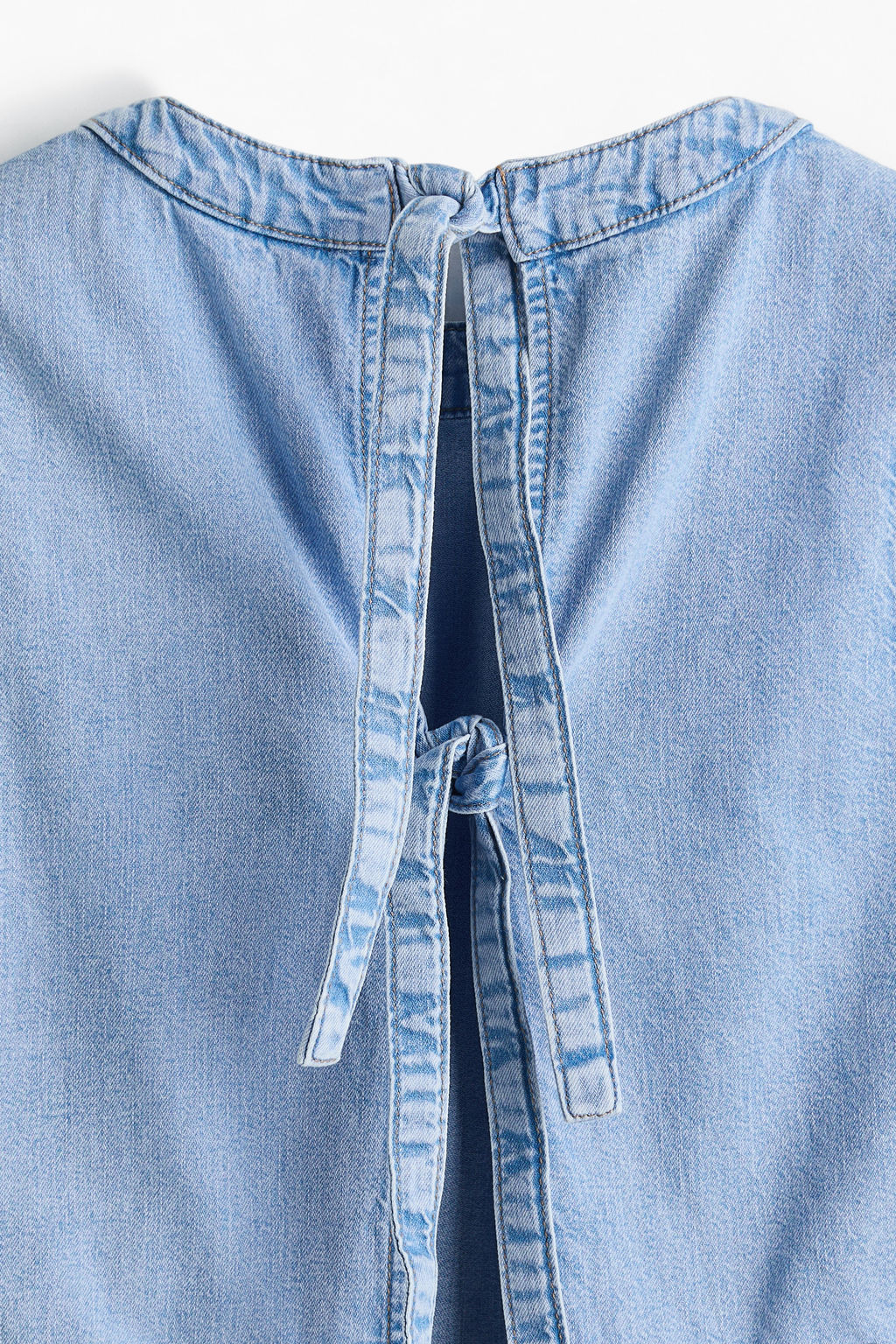 Top denim con espalda descubierta - H&m фото 5