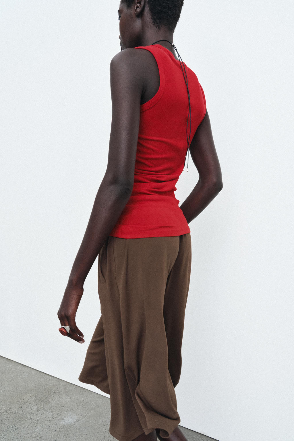 DRAPED SLEEVELESS TOP - Zara фото 3
