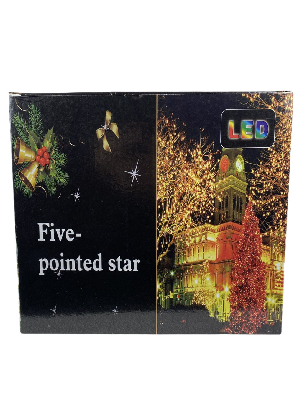 Гирлянда штора желтого свечения, звезды+луна - Family фото 4