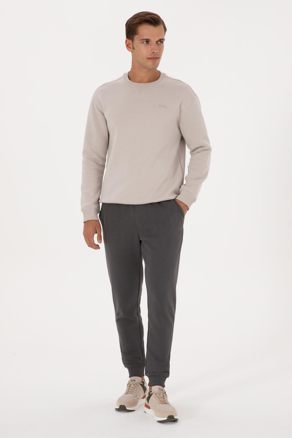 Erkek Gri E_ofman Alt_ Sepette S_rpriz _ndirim - U.s. polo assn фото 3