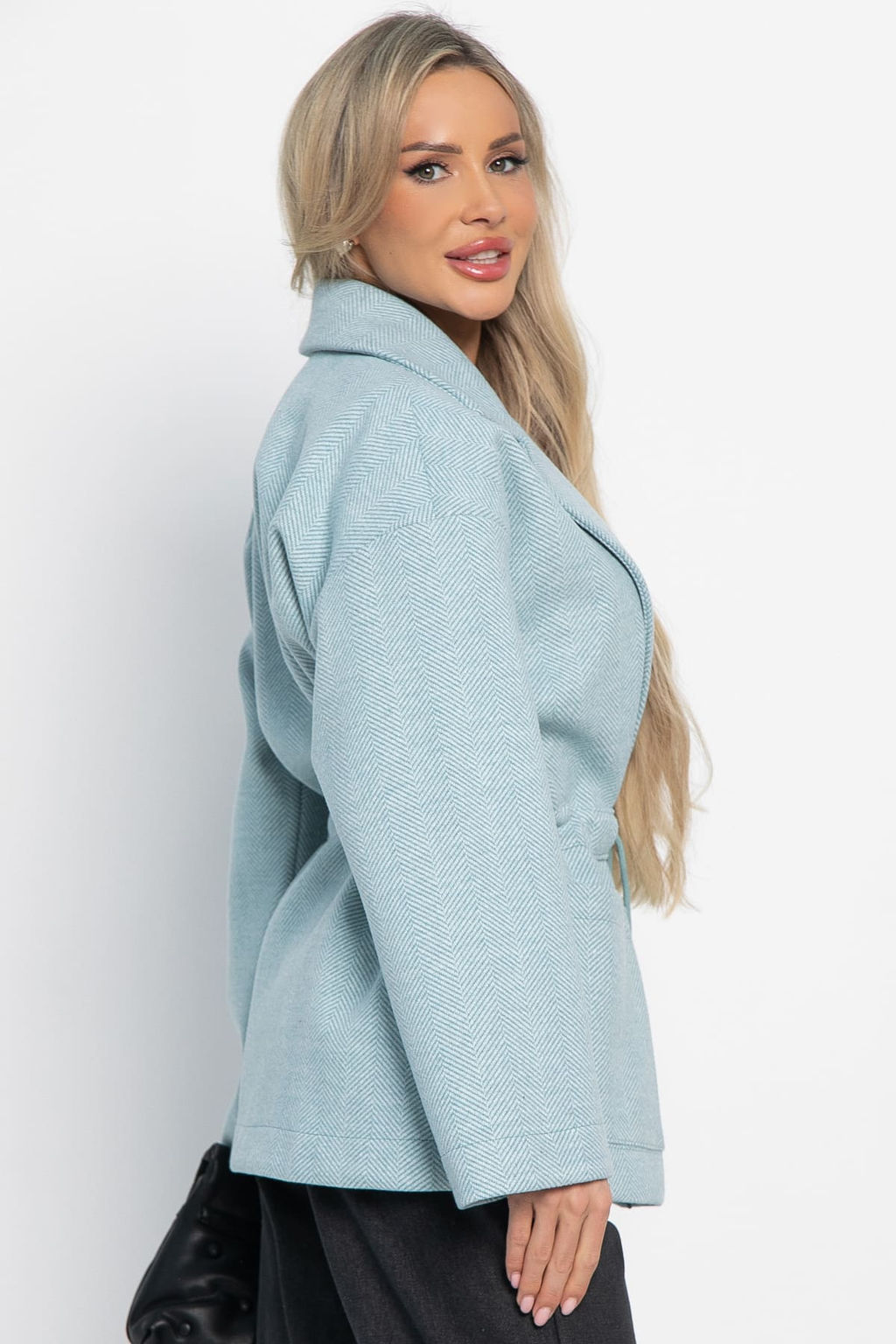 Пальто-пиджак (ткань: драп) - Lt collection фото 74