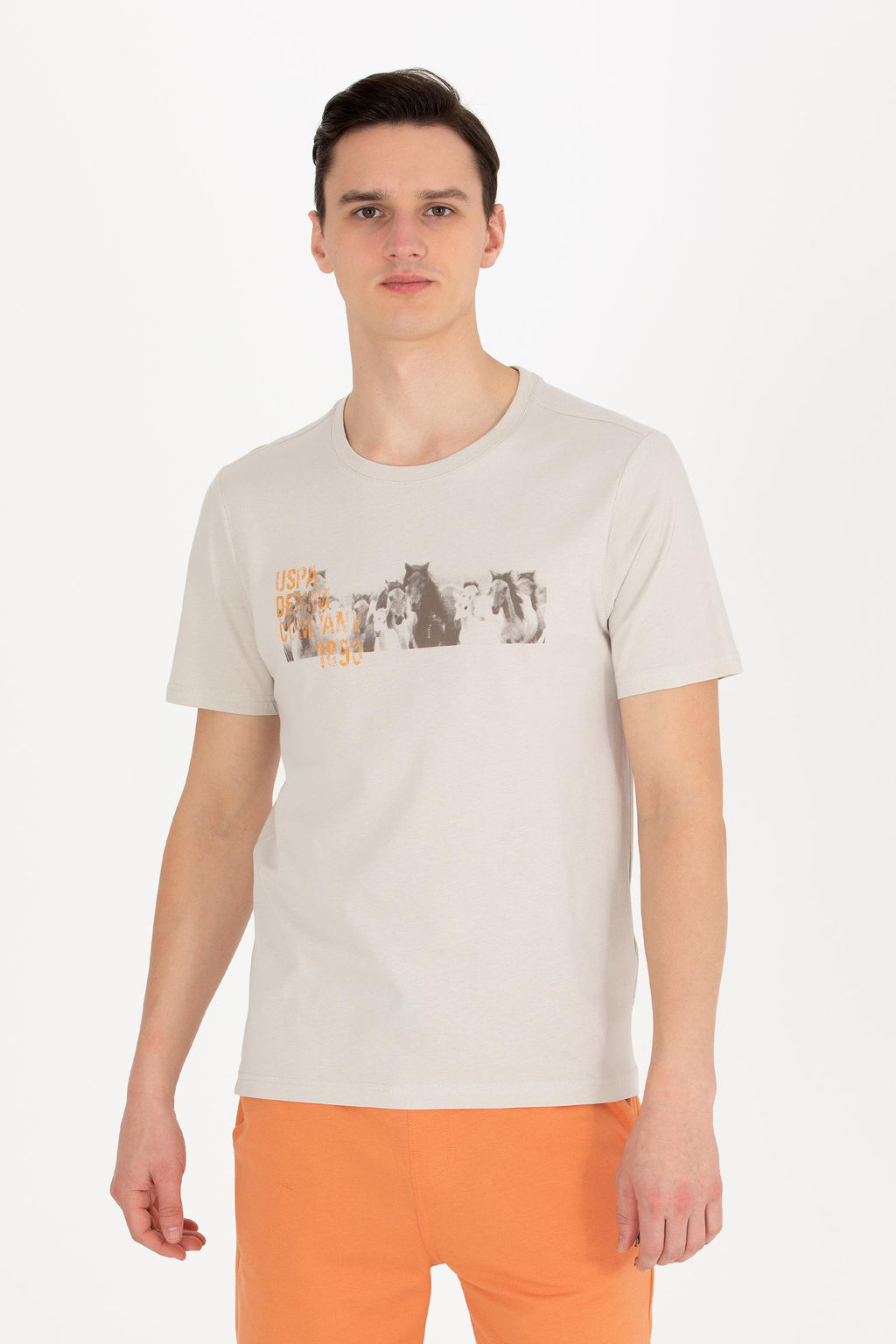 Мужская футболка с круглым вырезом Stone Stone - U.s. polo assn фото 2