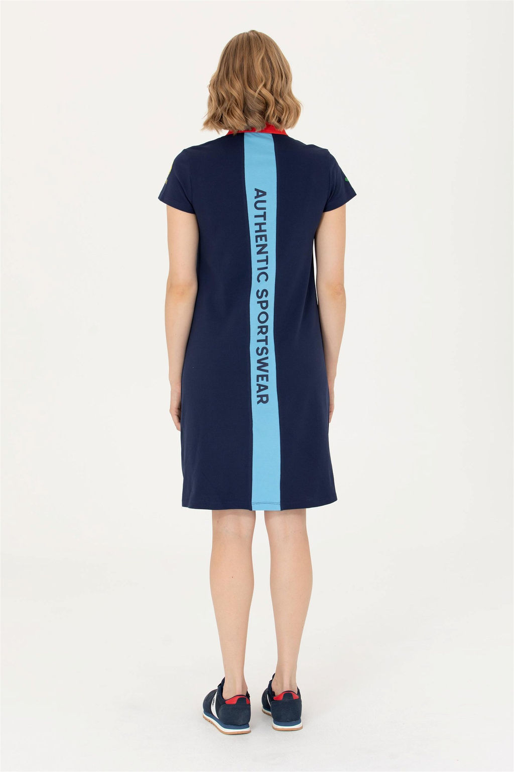 Женское темно-синее вязаное платье - U.s. polo assn фото 12