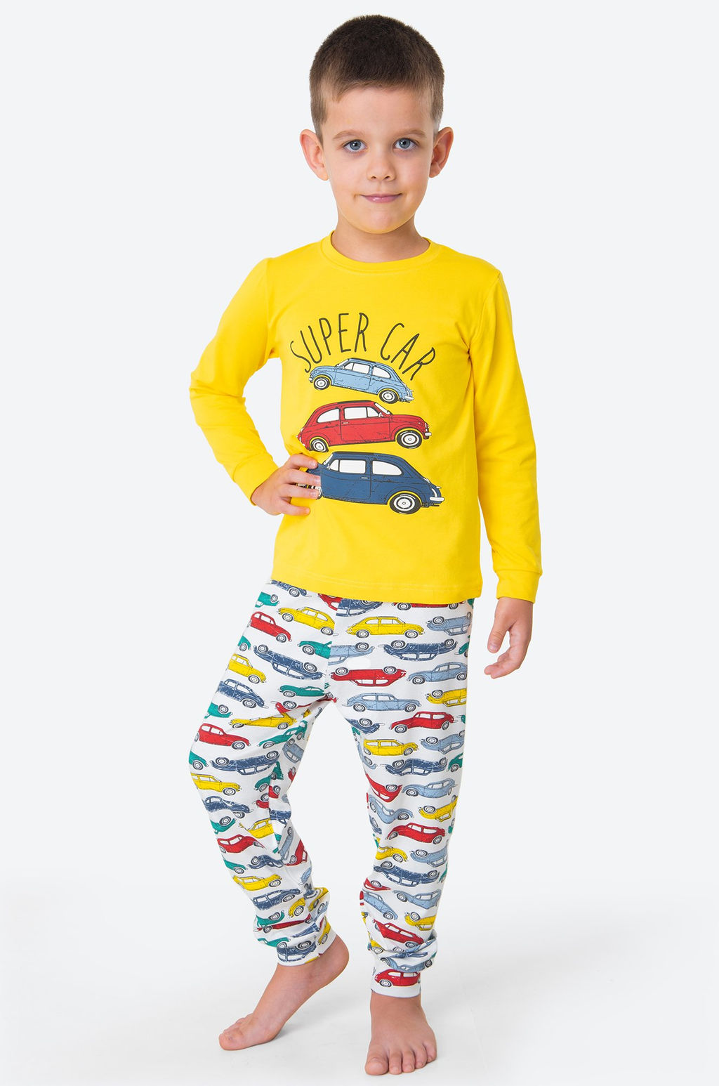 Хлопковая пижама для мальчика Bonito  фото 2