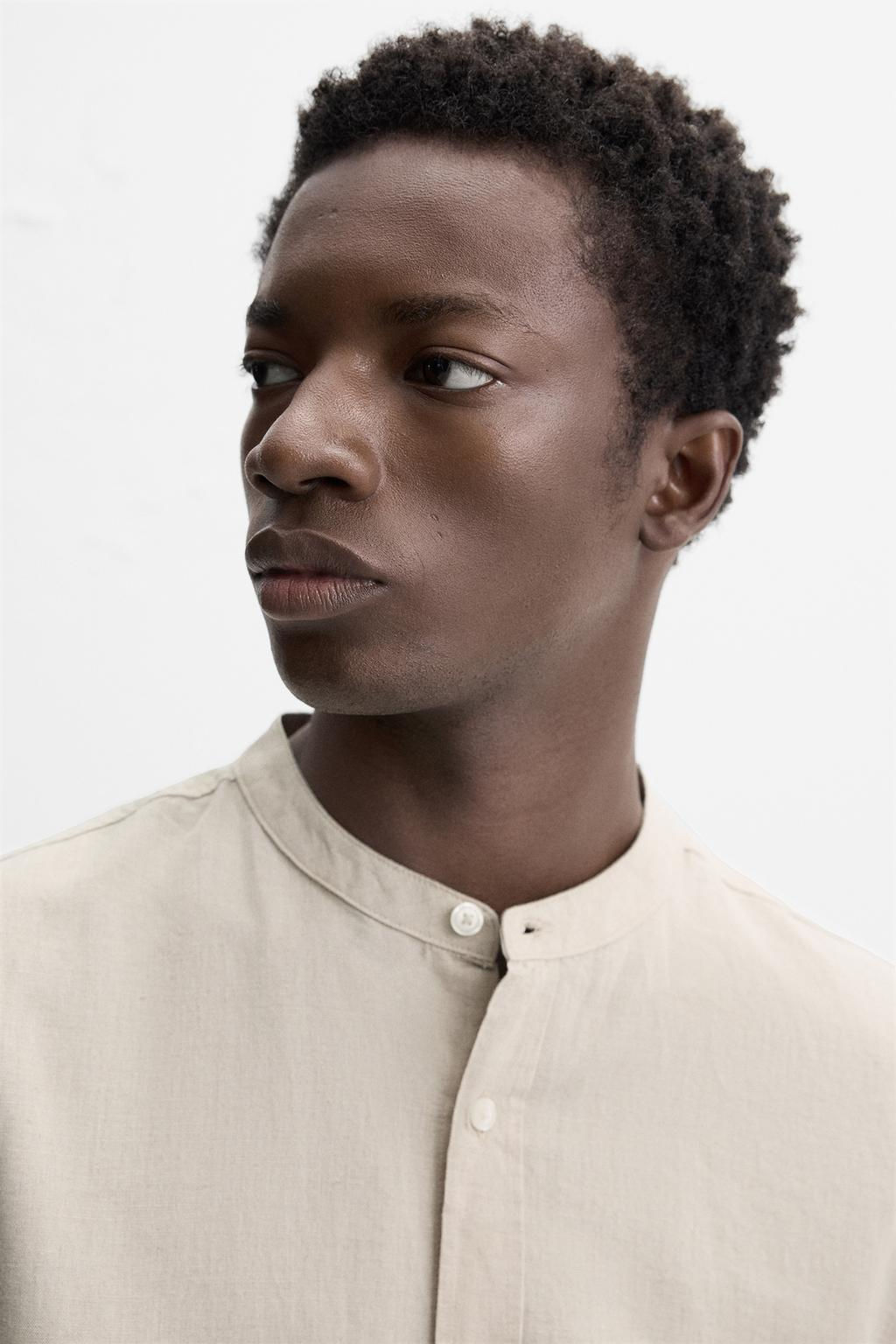 COTTON - LINEN SHIRT - Zara фото 28