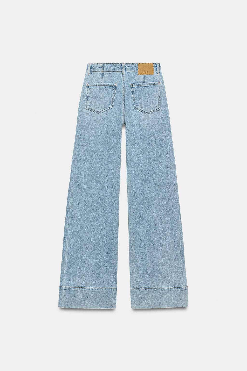 JEANS Z1975 WIDE LEG TIRO ALTO BOLSILLOS / Azul claro - Zara фото 10