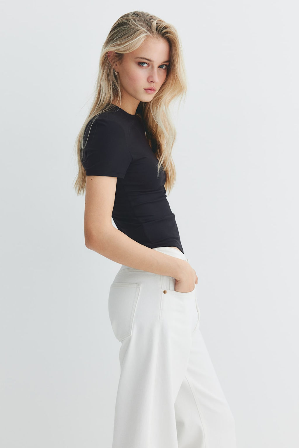 Camiseta entallada - H&m фото 8