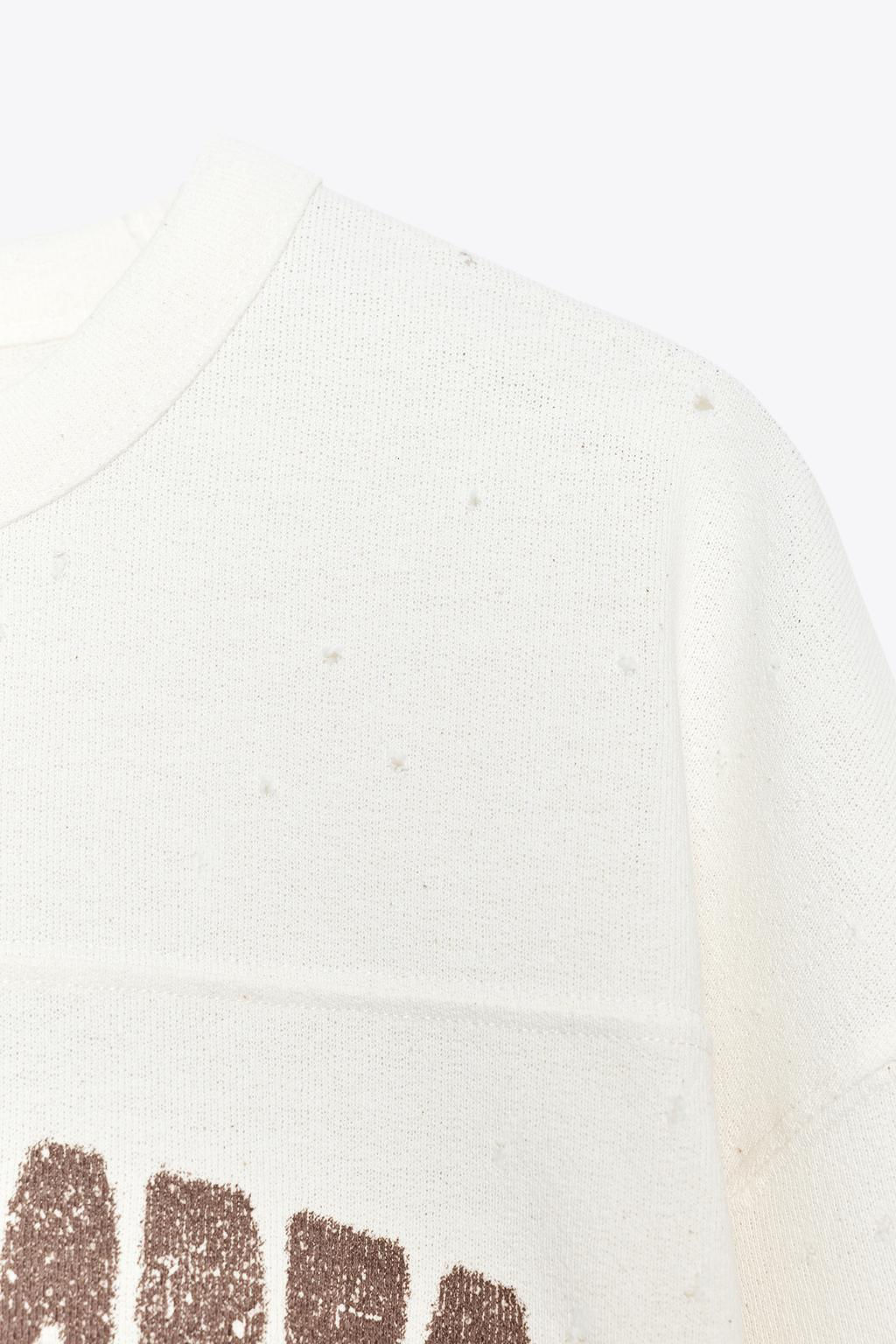 SLOGAN SWEATSHIRT - Zara фото 7