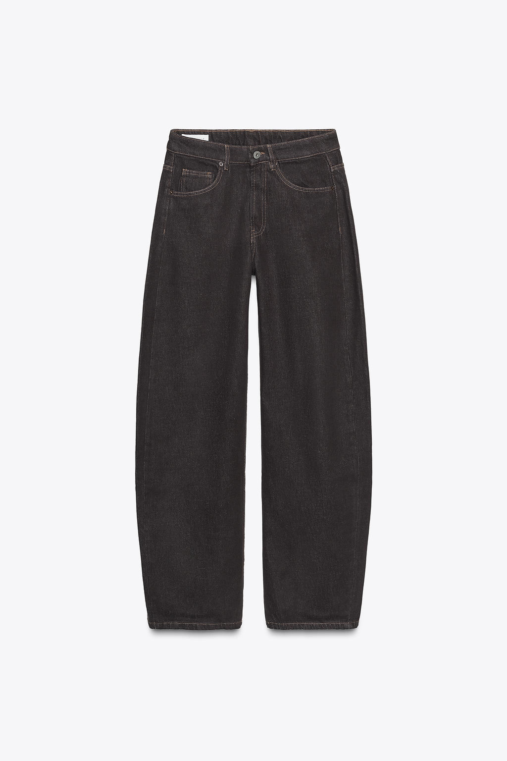 TRF CURVE HIGH-WAIST JEANS - Zara фото 9