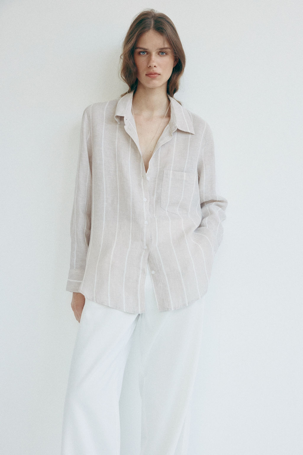 Camisa de lino - H&m фото 10