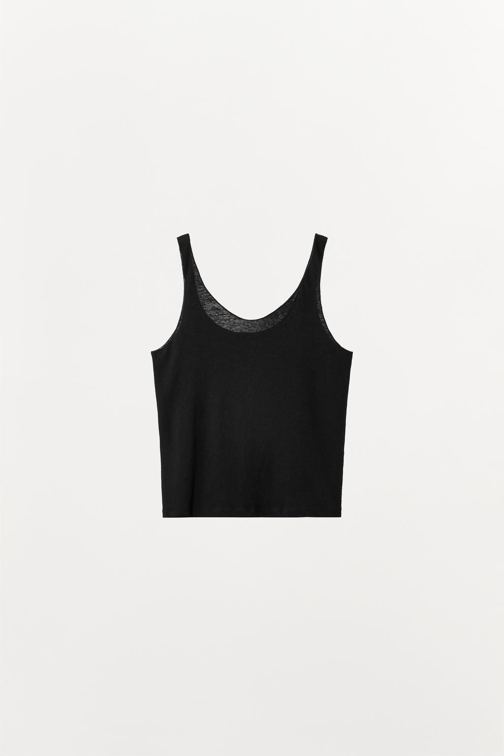 STRAPPY COTTON TOP - Zara фото 13