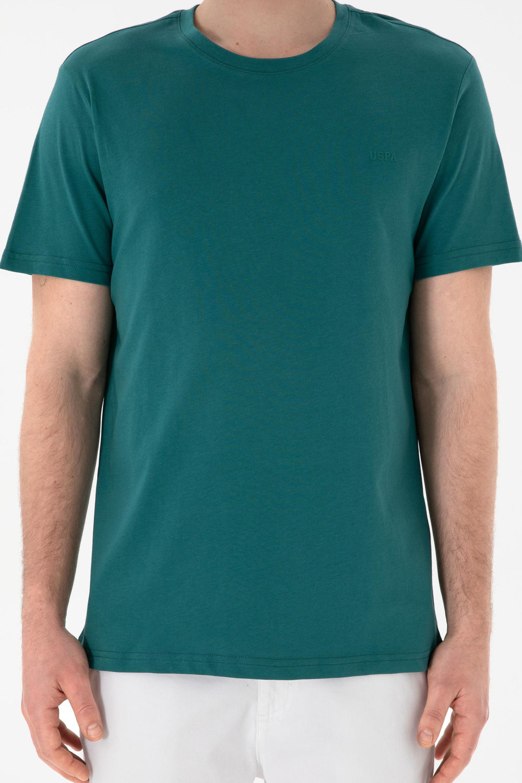 Erkek Regular Fit Bisiklet Yaka Koyu Ye_il Basic Ti__rt Sepette S_rpriz _ndirim - U.s. polo assn фото 7
