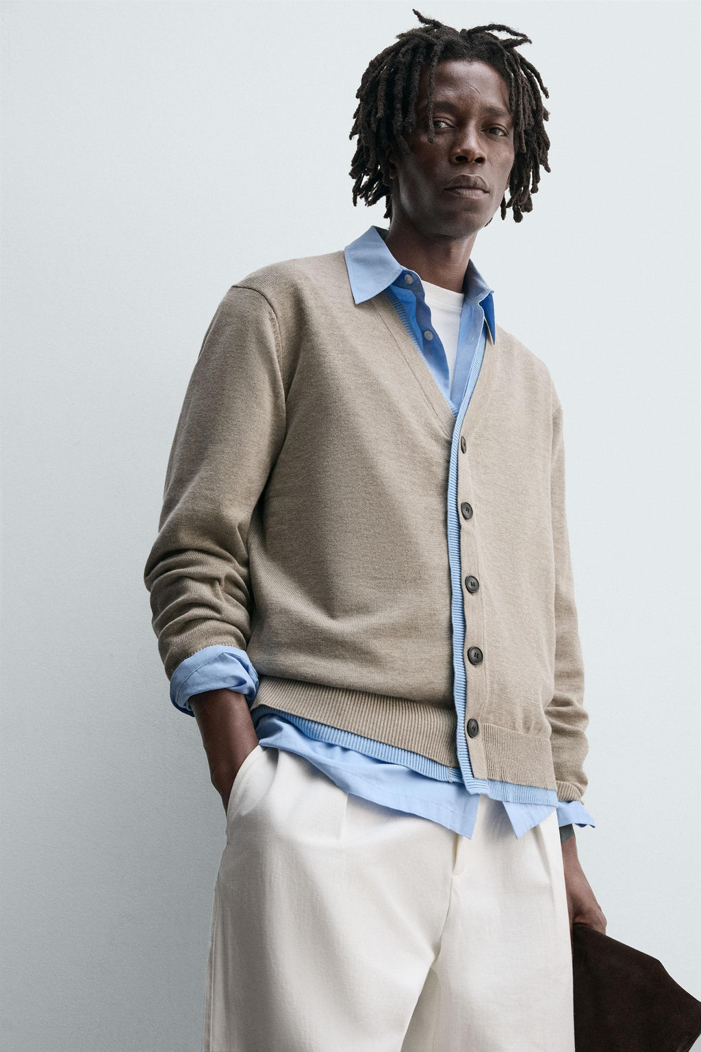 CARDIGAN WITH CONTRAST TRIMS - Zara фото 6