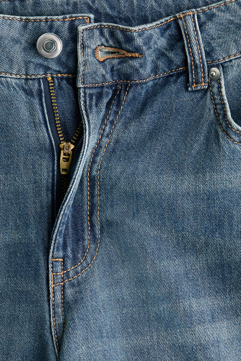 Wide Regular Waist Jeans - H&m фото 10