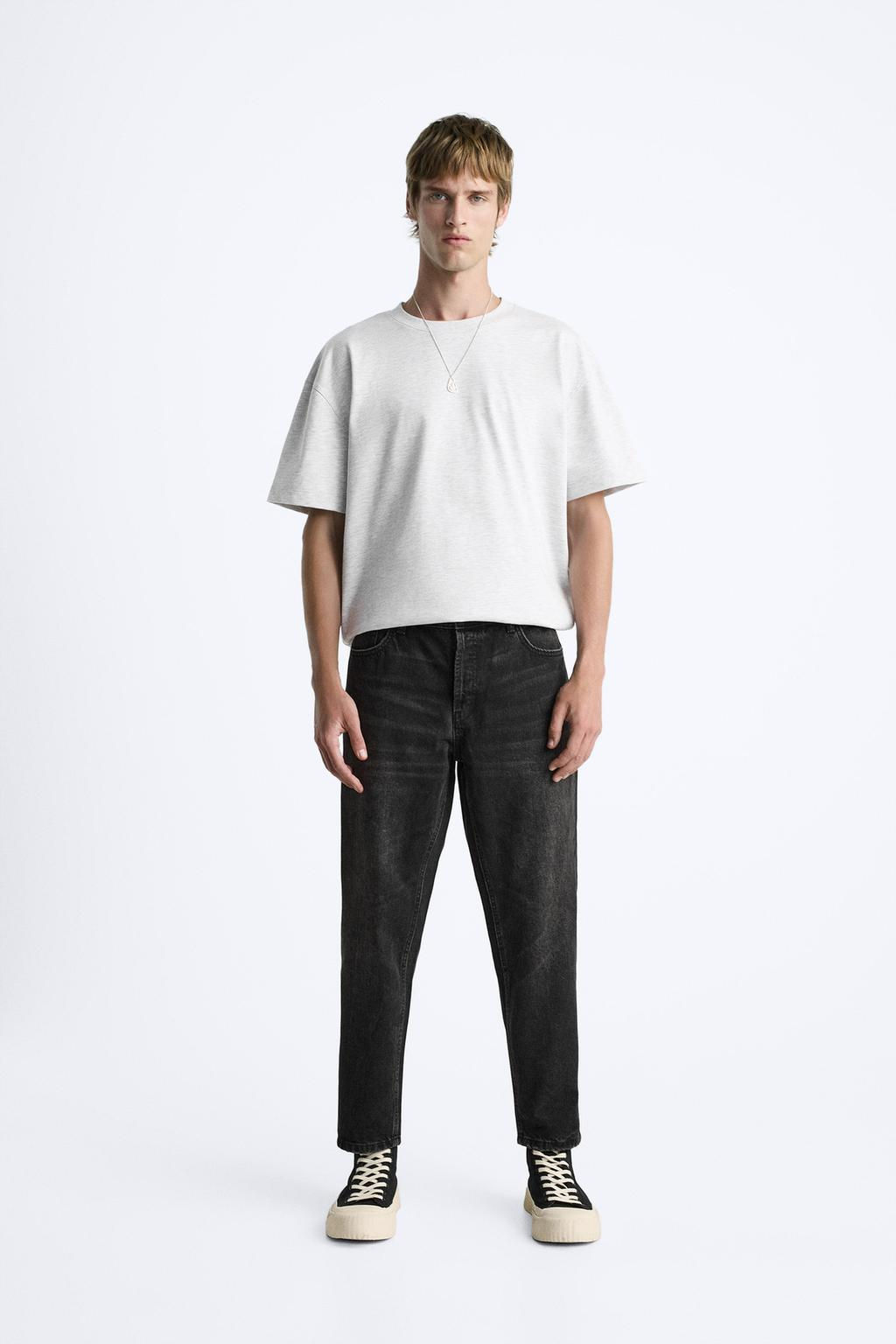 SLIM FIT CROPPED JEANS - Zara фото 28