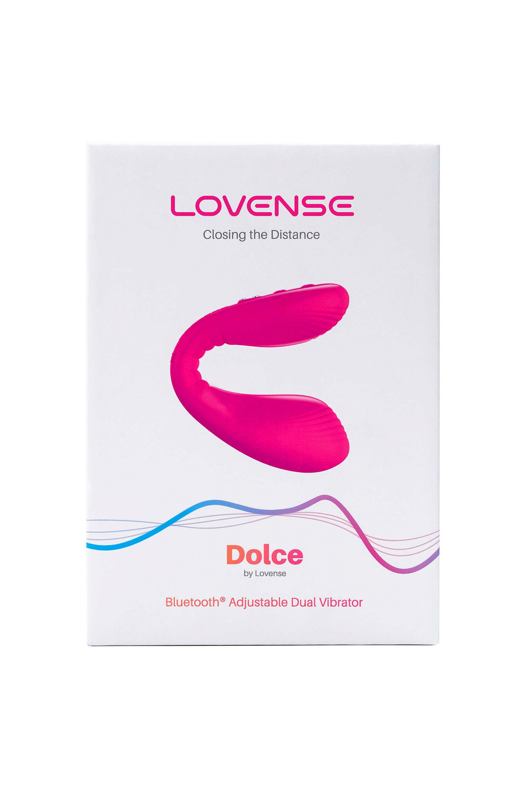 Многофункциональный стимулятор для пар LOVENSE Dolce (Quake), силикон, розовый, 20 см