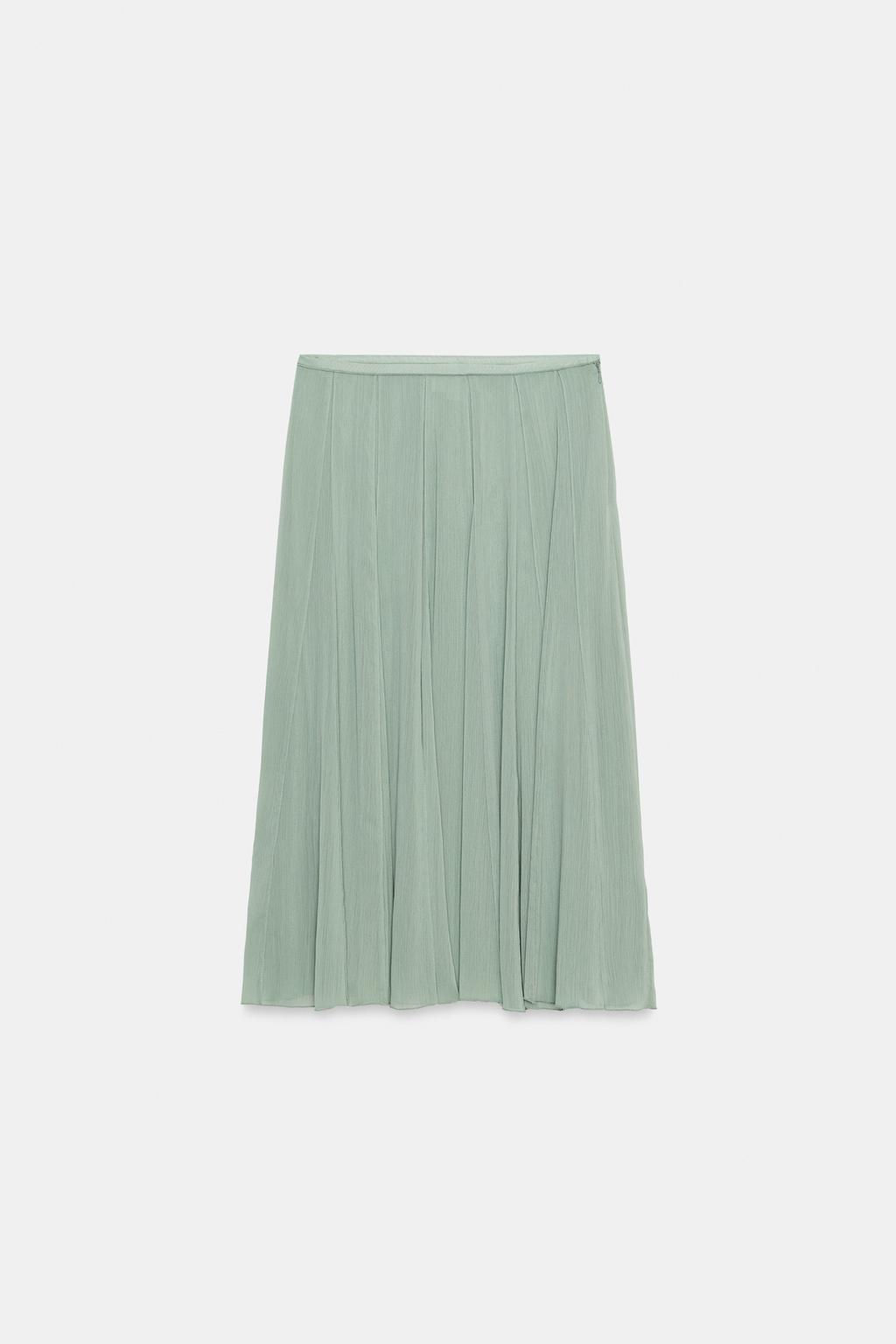 ZW COLLECTION MIDI SKIRT - Zara фото 8