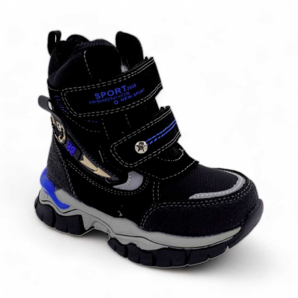 Ботинки мембранные на меху ХМ161-1-1 черный