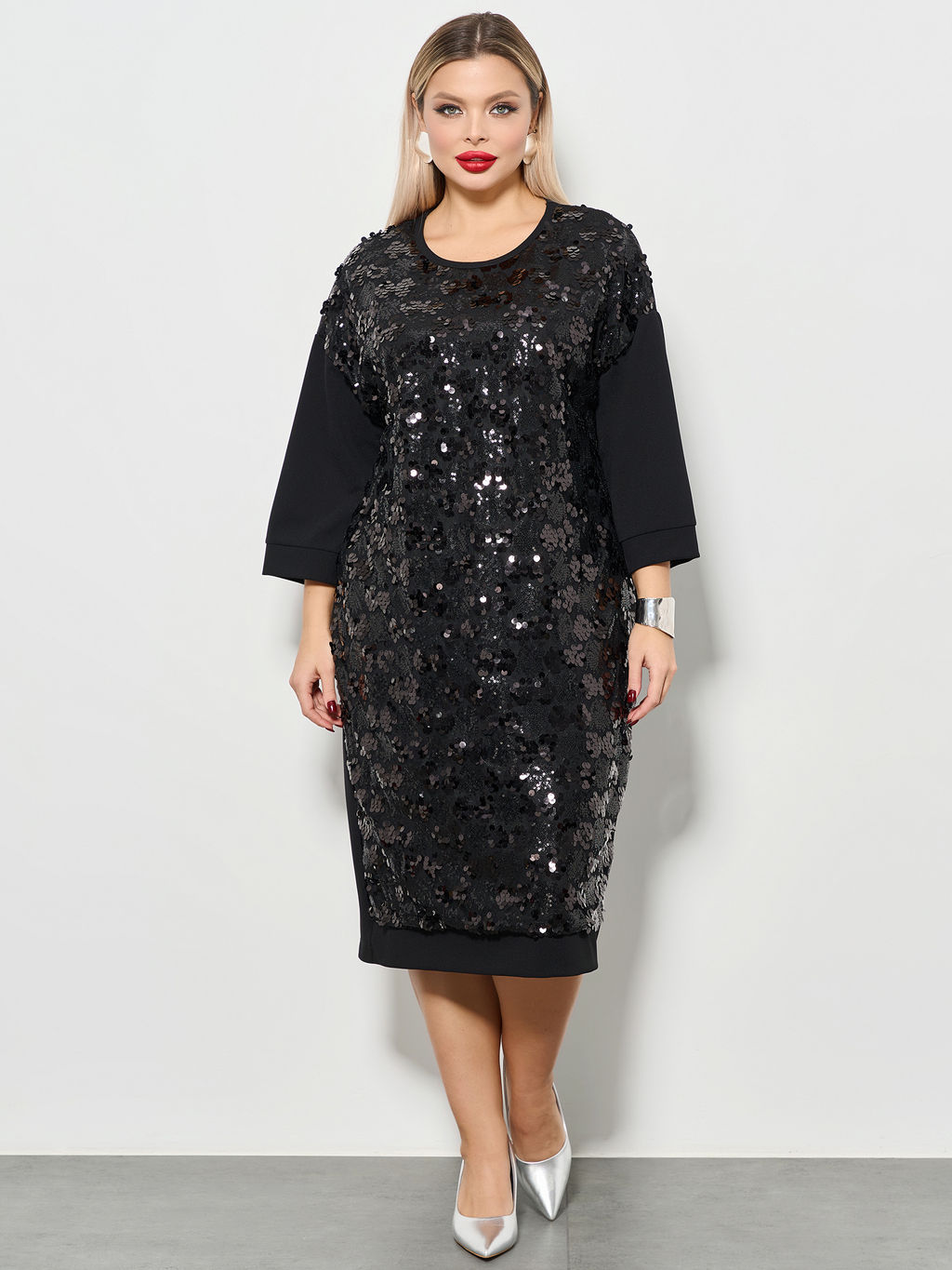Платье 0125-8а чёрный кристалл - Aquarell фото 10