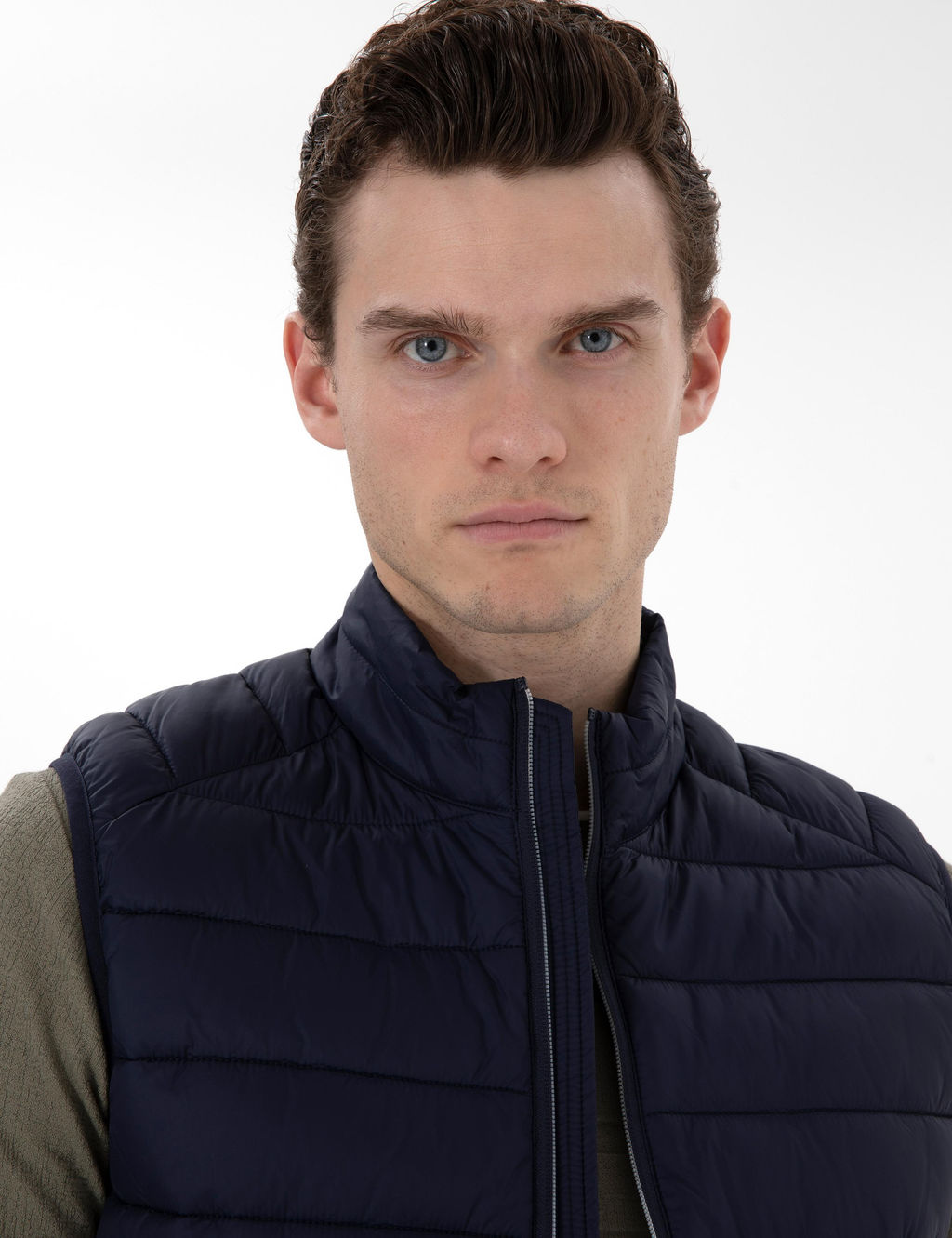 Lacivert Cropped Slim Yelek - Pierre cardin фото 2
