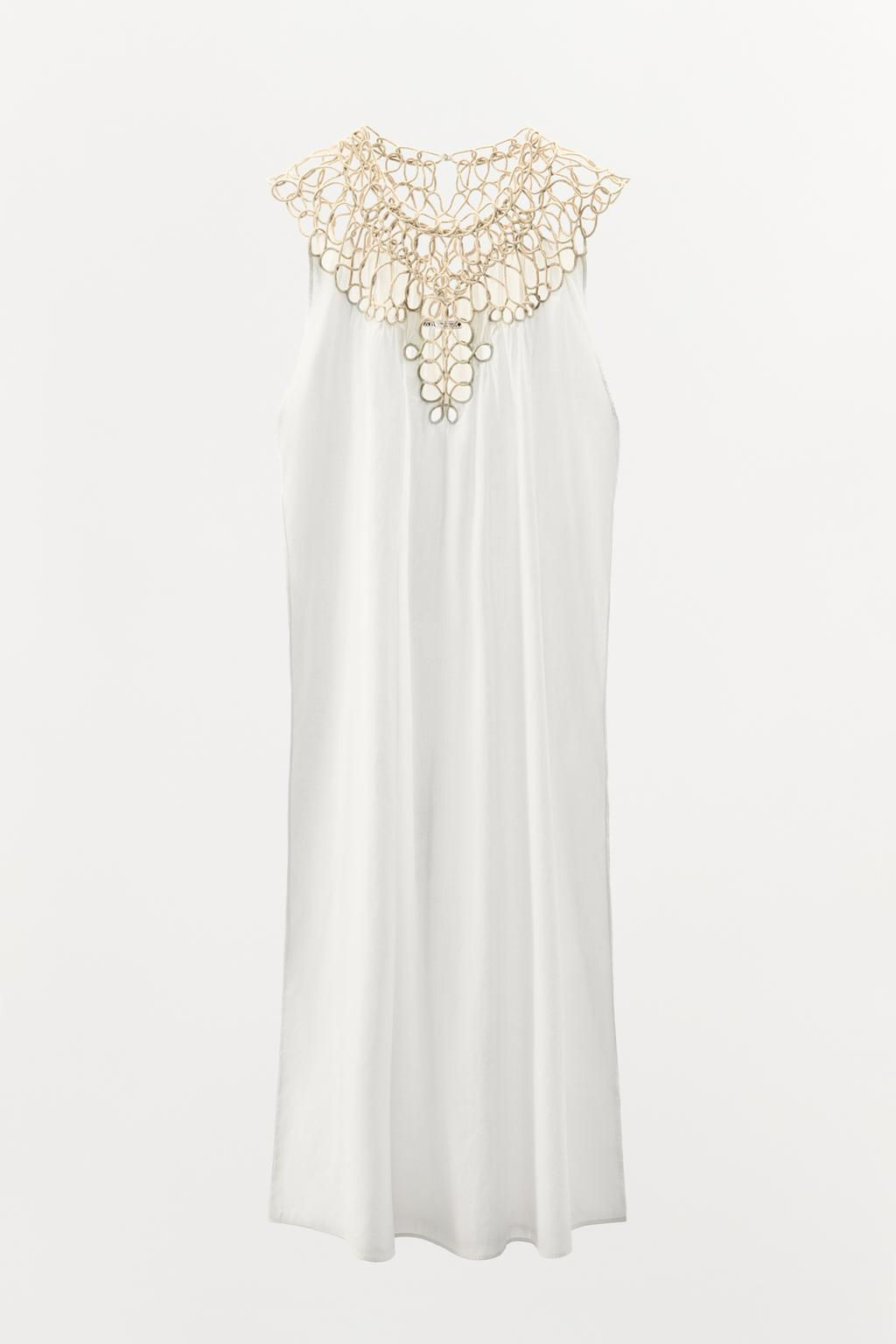 LIMITED EDITION COMBINATION COTTON DRESS - Zara фото 6