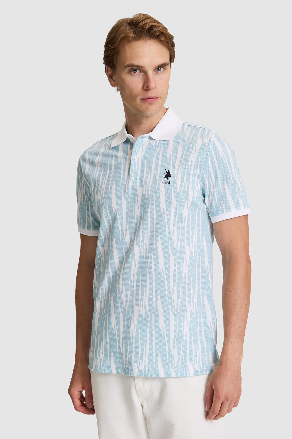 Erkek Mavi Regular Fit Polo Yaka Ti__rt