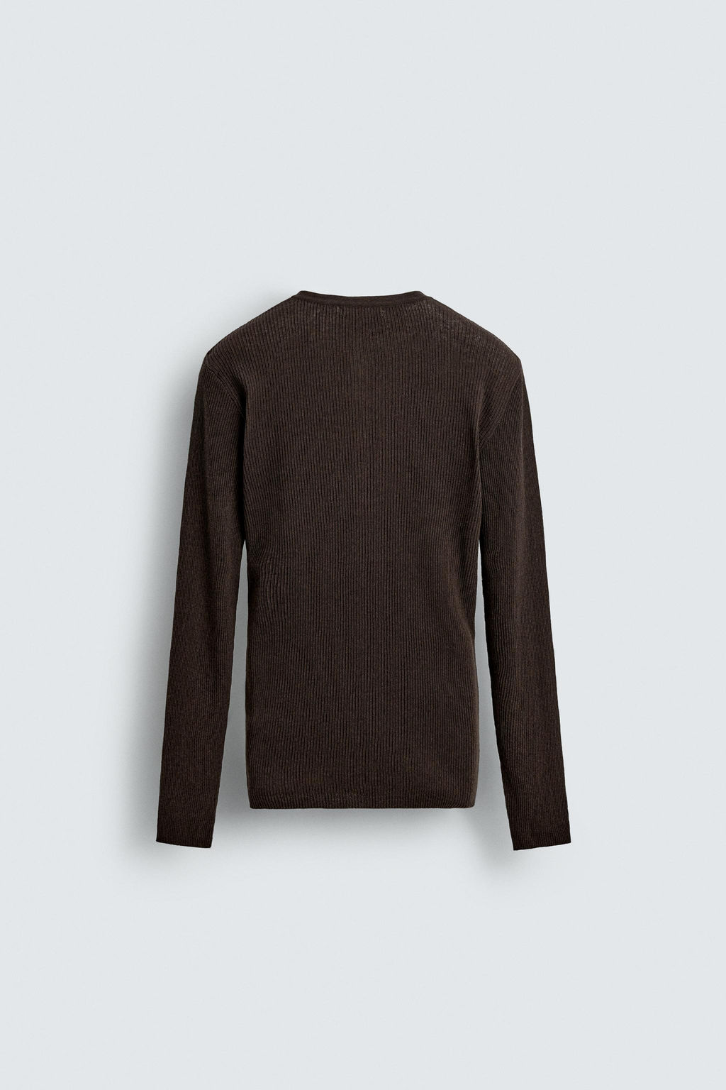 LIGHTWEIGHT HENLEY SWEATER - Zara фото 8