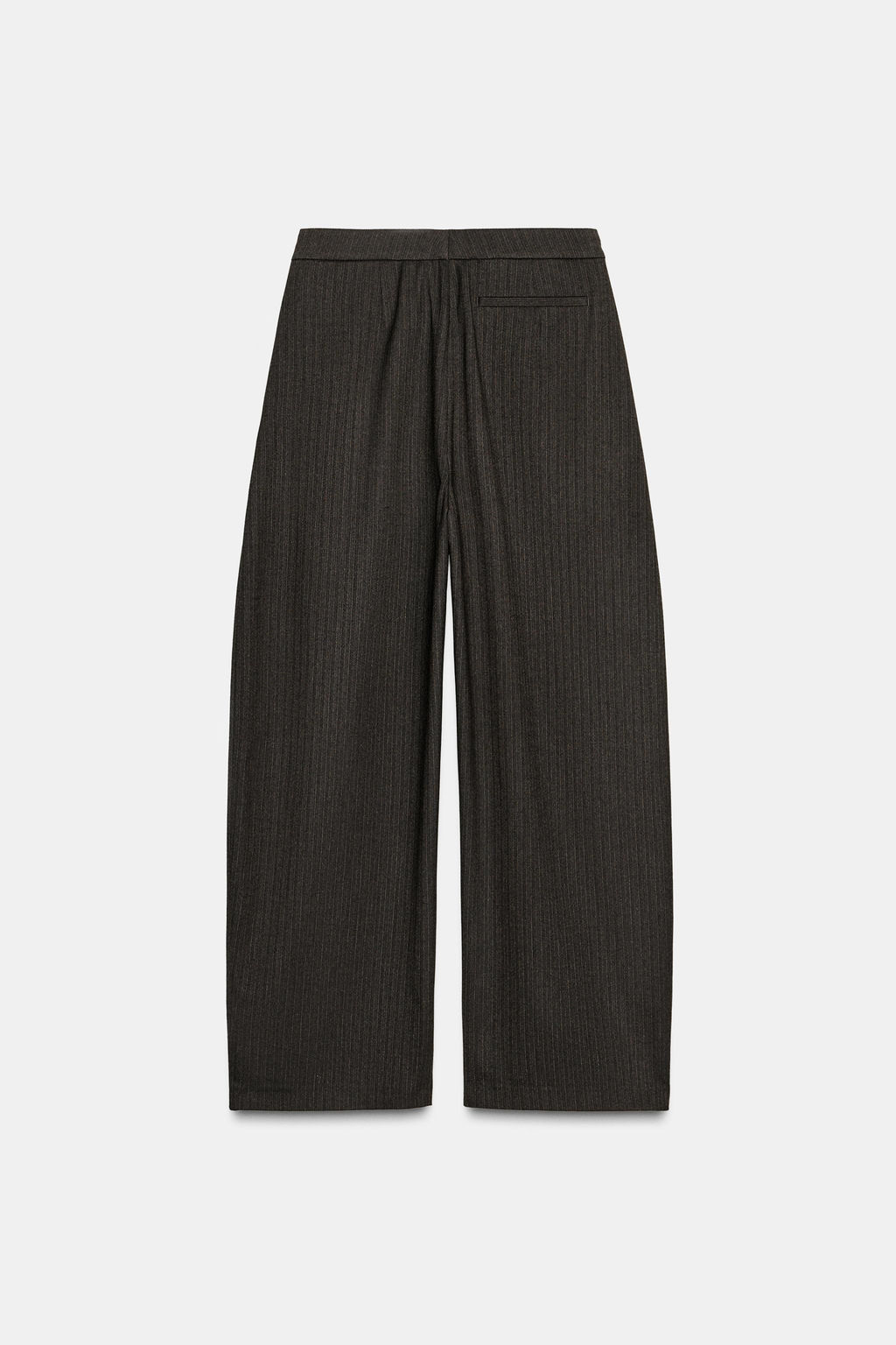 ZW COLLECTION HERRINGBONE BALLOON TROUSERS - Zara фото 8