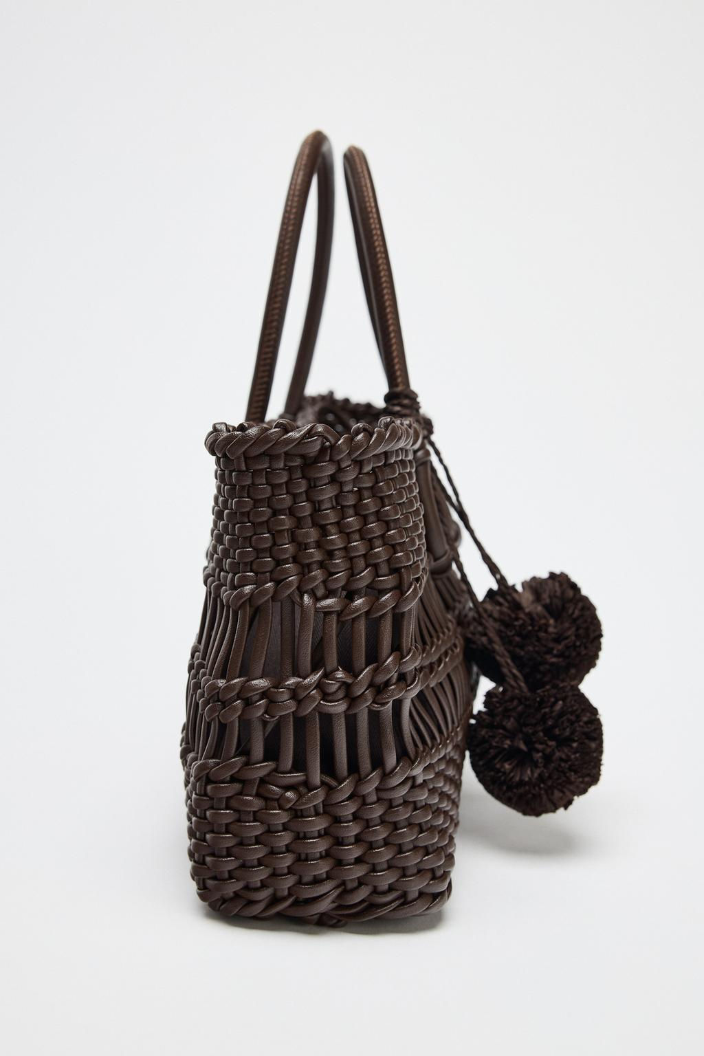 BRAIDED HANDBAG - Zara фото 6